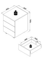 VCM my office Dalosa Rollcontainer anthrazit 3...