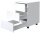 VCM my office Dalosa Rollcontainer weiß 3 Auszüge 39,0 x 45,0 x 55,0 cm