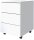 VCM my office Dalosa Rollcontainer weiß 3 Auszüge 39,0 x 45,0 x 55,0 cm