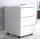 VCM my office Dalosa Rollcontainer weiß 3 Auszüge 39,0 x 45,0 x 55,0 cm