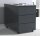 VCM my office Dalosa Rollcontainer anthrazit 3 Auszüge 39,0 x 70,0 x 55,0 cm