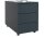 VCM my office Dalosa Rollcontainer anthrazit 3 Auszüge 39,0 x 70,0 x 55,0 cm