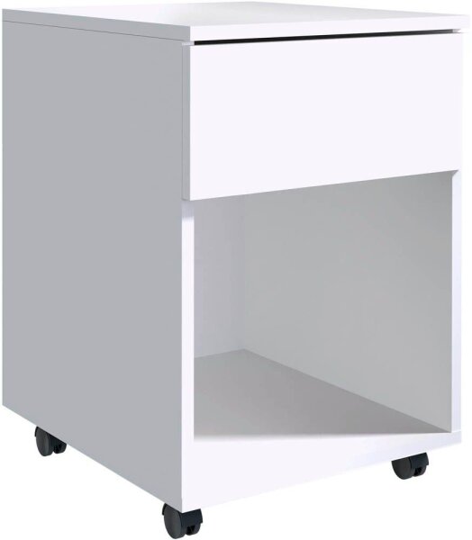 VCM my office Dasola Rollcontainer weiß 1 Auszug 39,0 x 45,0 x 55,0 cm