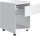 VCM my office Dasola Rollcontainer weiß 1 Auszug 39,0 x 45,0 x 55,0 cm
