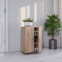 VCM my home Schuhschrank Ulas, 918420 eiche 49,0 x 34,0 x 74,0 cm