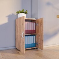 VCM my office Aktenschrank Ulas, 918429 eiche 1 Fachboden 49,0 x 34,0 x 74,0 cm