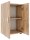 VCM my office Aktenschrank Ulas, 918429 eiche 1 Fachboden 49,0 x 34,0 x 74,0 cm