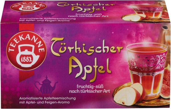 TEEKANNE Türkischer Apfel Tee 20 Portionen