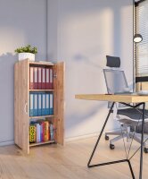 VCM my office Aktenschrank Ulas, 918432 eiche 2 Fachböden 49,0 x 34,0 x 108,0 cm