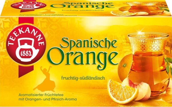 TEEKANNE Spanische Orange Tee 20 Portionen