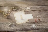 SIGEL Weihnachtsbriefpapier Golden Christmas Motiv DIN A4 90 g/qm 100 Blatt