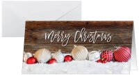 SIGEL Weihnachtskarten Red and white Christmas DS090 DIN...