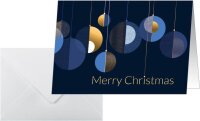 25 SIGEL Weihnachtskarten Graphic Christmas Balls DIN A6