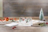 SIGEL Weihnachtskarten Red Berries and pine Cones DS085...