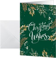 SIGEL Weihnachtskarten Christmas wishes DS092 DIN A6