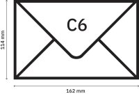 24 SIGEL Briefumschläge aus braunem Kraftpapier DIN C6 ohne Fenster