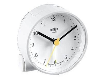 BRAUN Wecker BNC 001 weiß Kunststoff 3,5 cm, Ø 6,8 cm