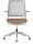 Nowy Styl Bürostuhl WITHME Stoff beige, Gestell grau