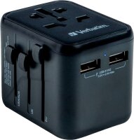 verbatim UTA-01 Reise-Ladeadapter schwarz, 12 W