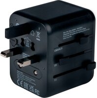 verbatim UTA-01 Reise-Ladeadapter schwarz, 12 W