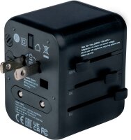 verbatim UTA-01 Reise-Ladeadapter schwarz, 12 W