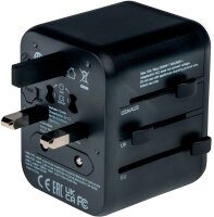 verbatim UTA-02 Reise-Ladeadapter schwarz, 20 W
