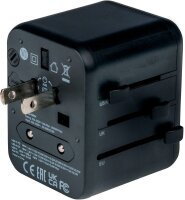 verbatim UTA-02 Reise-Ladeadapter schwarz, 20 W