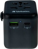 verbatim UTA-02 Reise-Ladeadapter schwarz, 20 W