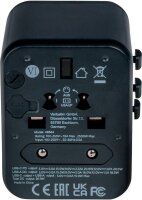 verbatim UTA-02 Reise-Ladeadapter schwarz, 20 W