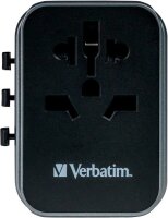 verbatim UTA-03 Reise-Ladeadapter schwarz, grau, 30 W