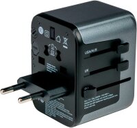 verbatim UTA-03 Reise-Ladeadapter schwarz, grau, 30 W