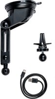 verbatim Car Charger FWC-01 Induktives Kfz-Ladegerät schwarz, Kabellänge: 1,0 m, 15 Watt