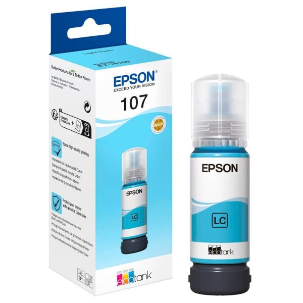 EPSON 107/T09B5 light cyan Tintenflasche