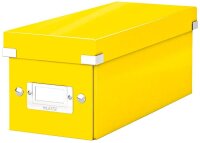 LEITZ CD-/DVD-Box Click & Store gelb, 1 St.