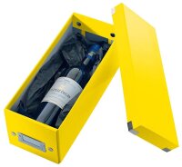 LEITZ CD-/DVD-Box Click & Store gelb, 1 St.