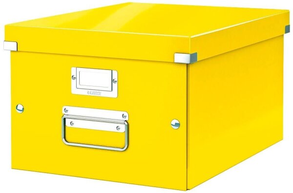 LEITZ Click & Store Aufbewahrungsbox 16,7 l gelb 28,1 x 36,9 x 20,0 cm, 1 St.