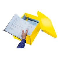 LEITZ Click & Store Aufbewahrungsbox 16,7 l gelb 28,1 x 36,9 x 20,0 cm, 1 St.