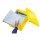 LEITZ Click & Store Aufbewahrungsbox 16,7 l gelb 28,1 x 36,9 x 20,0 cm, 1 St.