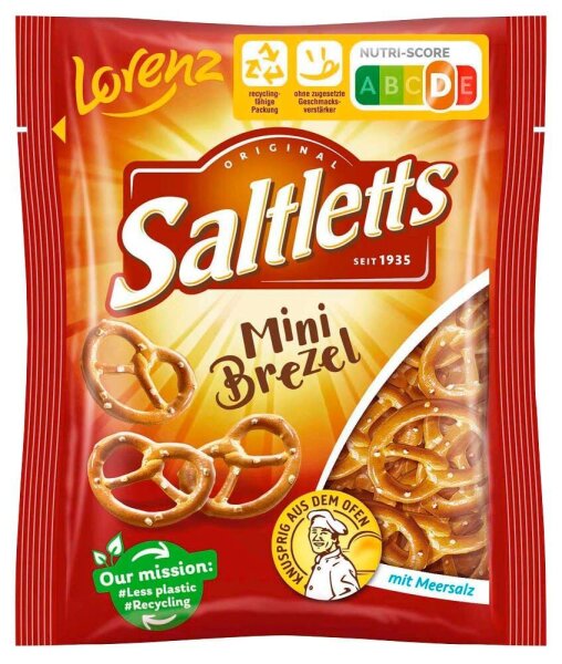 Saltletts Mini Brezel Gebäck 20x 40,0 g, 1 St.
