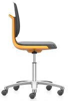 bimos Arbeitsdrehstuhl Labsit orange, schwarz Kunstleder