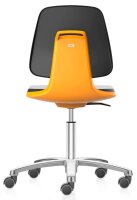 bimos Arbeitsdrehstuhl Labsit orange, schwarz Kunstleder