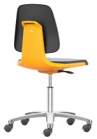 bimos Arbeitsdrehstuhl Labsit orange, schwarz Kunstleder