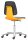 bimos Arbeitsdrehstuhl Labsit orange, schwarz Kunstleder