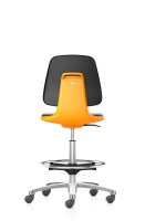 bimos Arbeitsdrehstuhl Labsit orange, schwarz Kunstleder