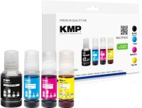 KMP  schwarz, cyan, magenta, gelb Tintenflaschen...