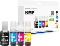 KMP  schwarz, cyan, magenta, gelb Tintenflaschen...