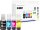 KMP  schwarz, cyan, magenta, gelb Tintenflaschen kompatibel zu EPSON 102 (T03R640), 4er-Set