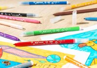 BIC Kids Kid Couleur Filzstifte farbsortiert, 24 St.