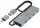 hama USB-Hub 4-fach grau