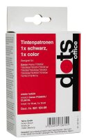 dots  schwarz, color Druckerpatronen kompatibel zu Canon...